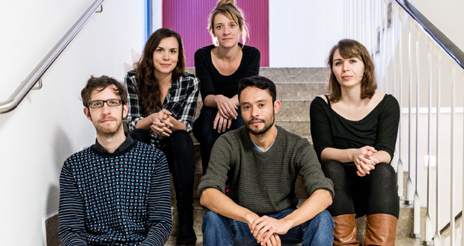 Jakob Pretterhofer, Ulrike Putzer, Christine Moderbacher, Pablo Leiva, Iris Blauensteiner | BKA StartstipendiatInnen 2014
