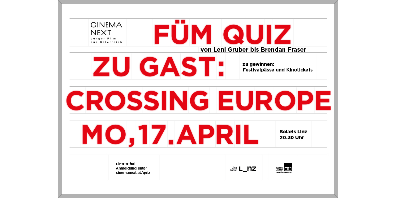 zu Gast: Crossing Europe Filmfestival